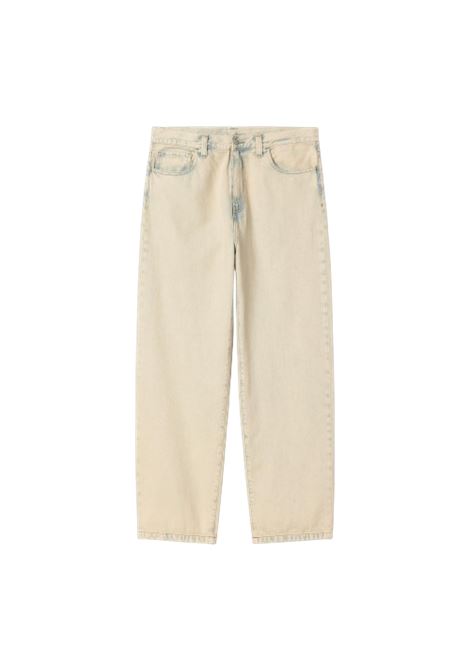 pantaloni landon uomo blu sabbia CARHARTT WIP | I03046801.SN